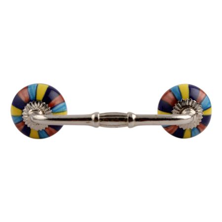 Rangoli Ceramic Bridge Handle